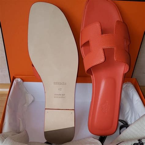 hermes oran orange|sandali hermes senza tempo.